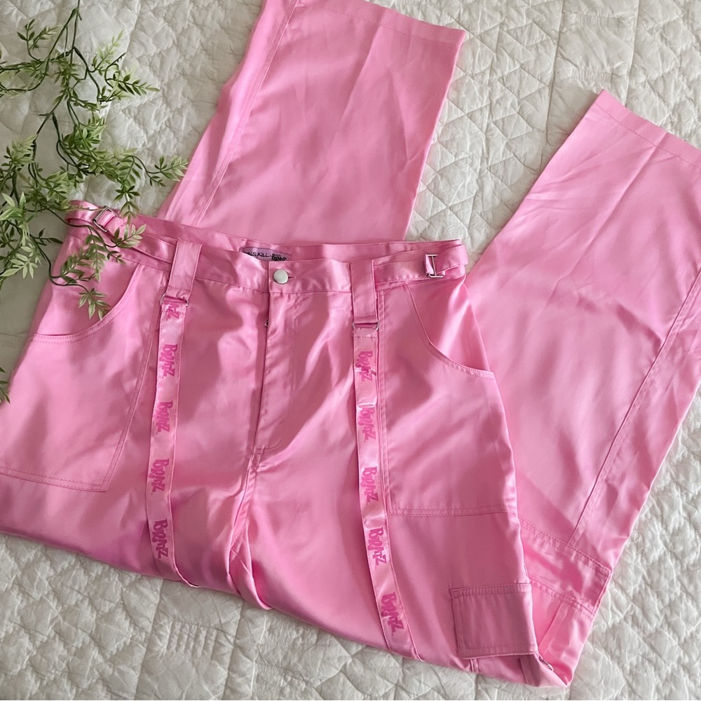 Dolls Kill x Bratz Pink Satin Pants